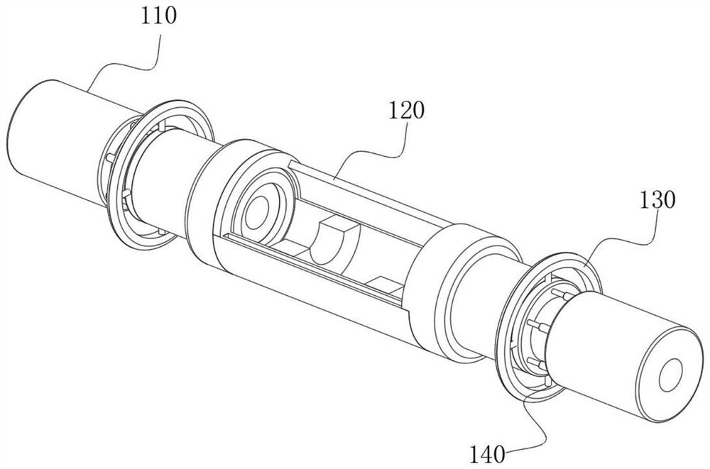 Wastewater treatment device and treatment method with filter element convenient to replace