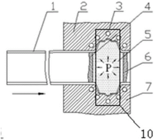 Warm-hot forming method of seamless tunnel pipe with large radius-thickness ratio