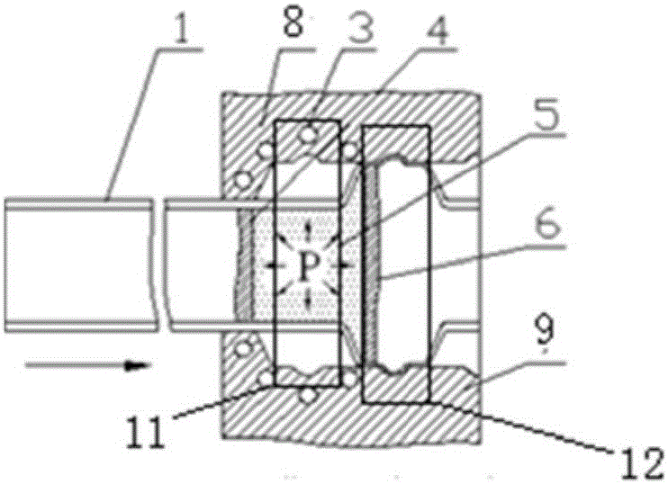 Warm-hot forming method of seamless tunnel pipe with large radius-thickness ratio