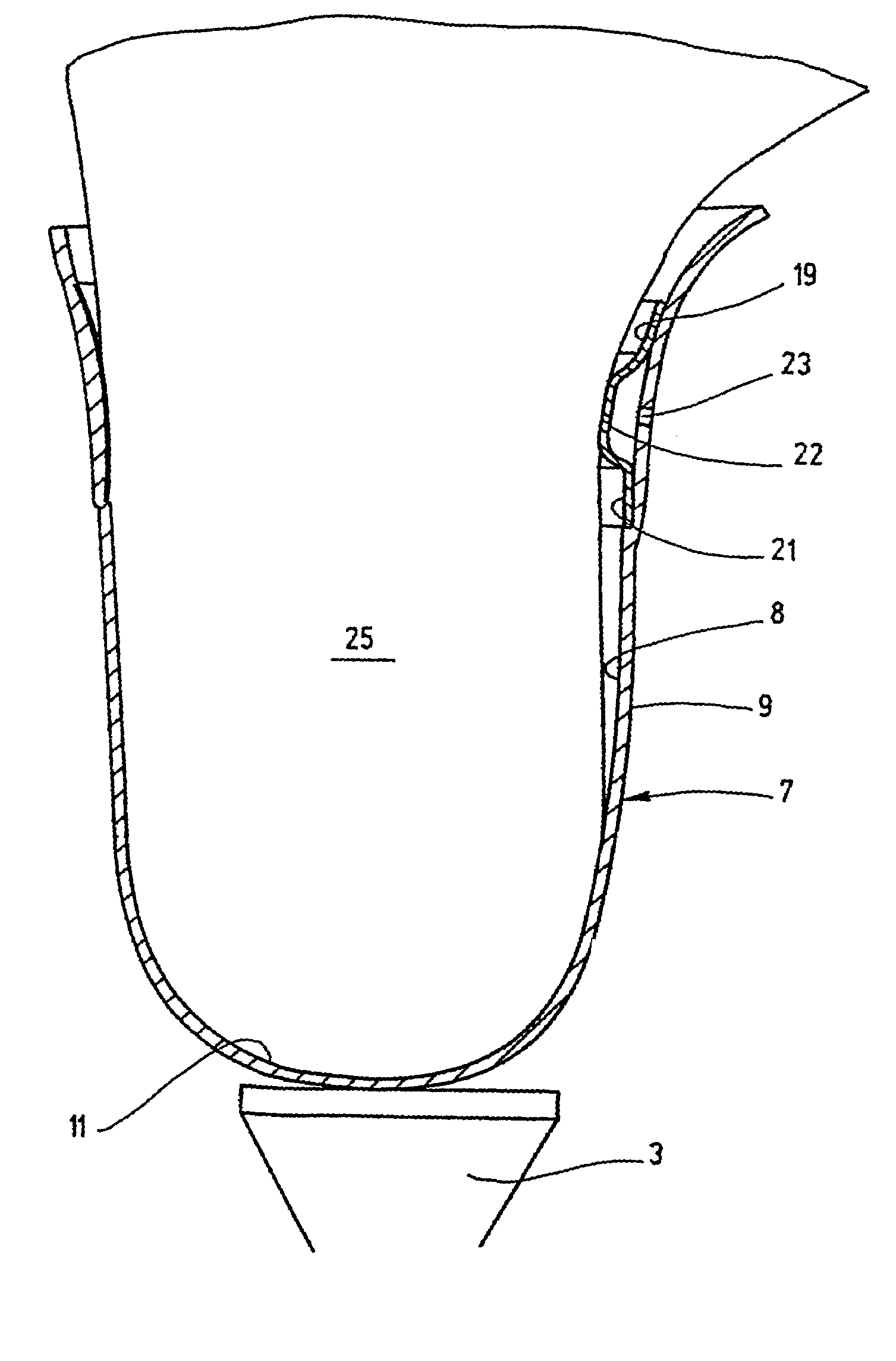 Sealing sleeve for sealing residual limb in a prosthetic socket