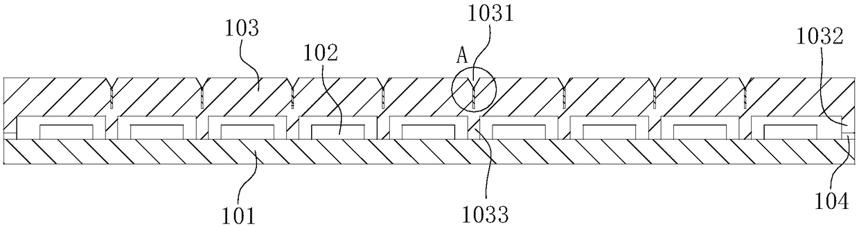 LED display screen capable of being used in close range manner