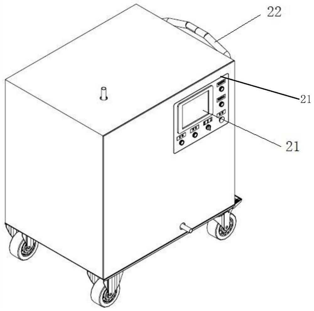 Mixer capable of automatically quantifying standard oil sample and used for inspection of the online monitoring device applied to dissolved gas in oil, and standard oil sample configuration method