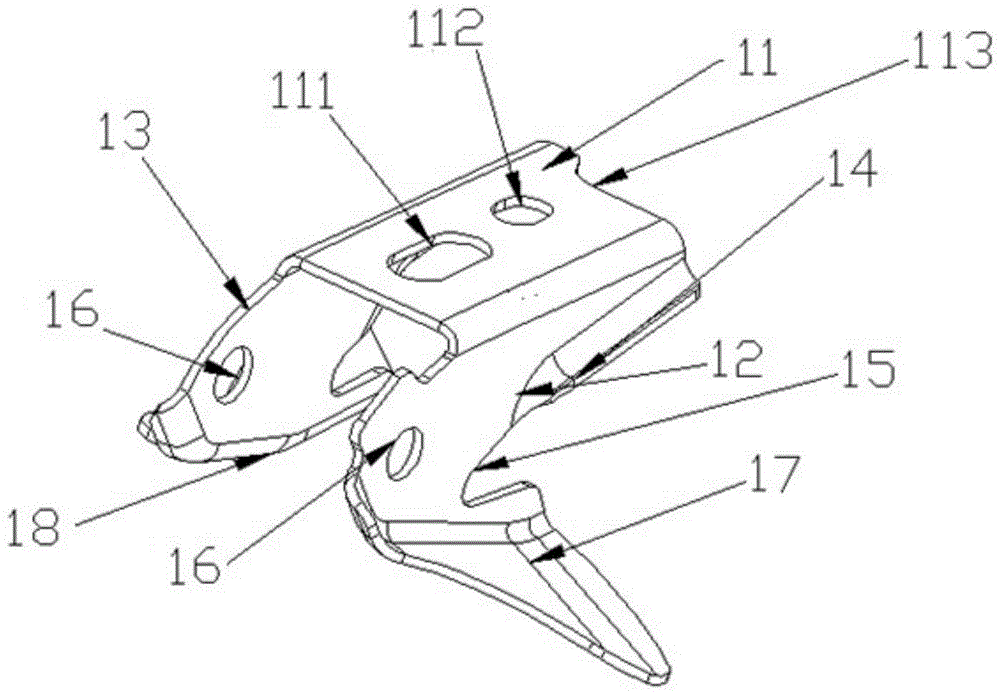 A vehicle right rear transverse link bracket assembly