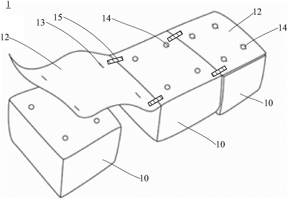 Combined-type pillow and pillow module thereof