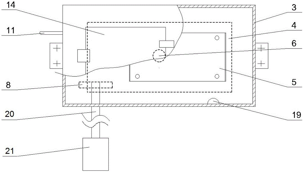 Test device for simulating laser cutting under marine environment