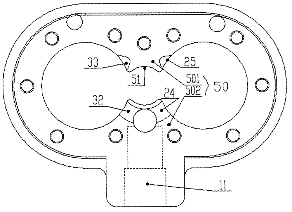 Cylinder body of double-cylinder compressor and double-cylinder compressor possessing cylinder body