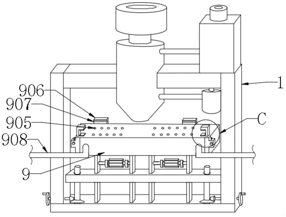 Gluing equipment for electronic components