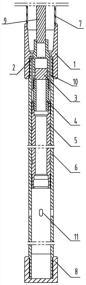 Sliding valve type plunger oil-well pump