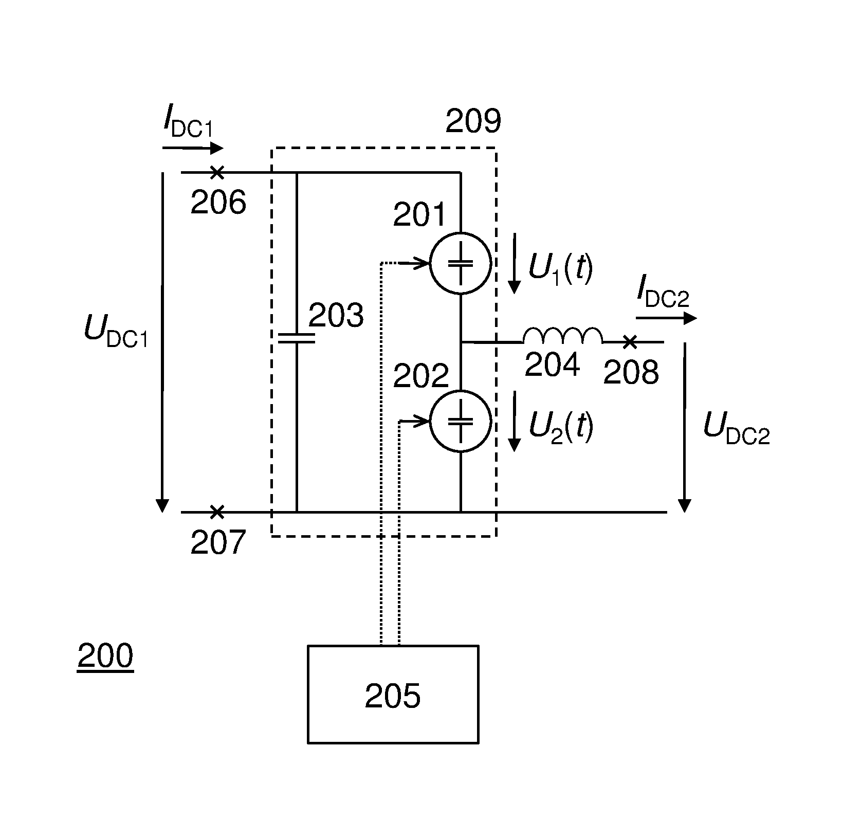 Bidirectional unisolated dc-dc converter based on cascaded cells