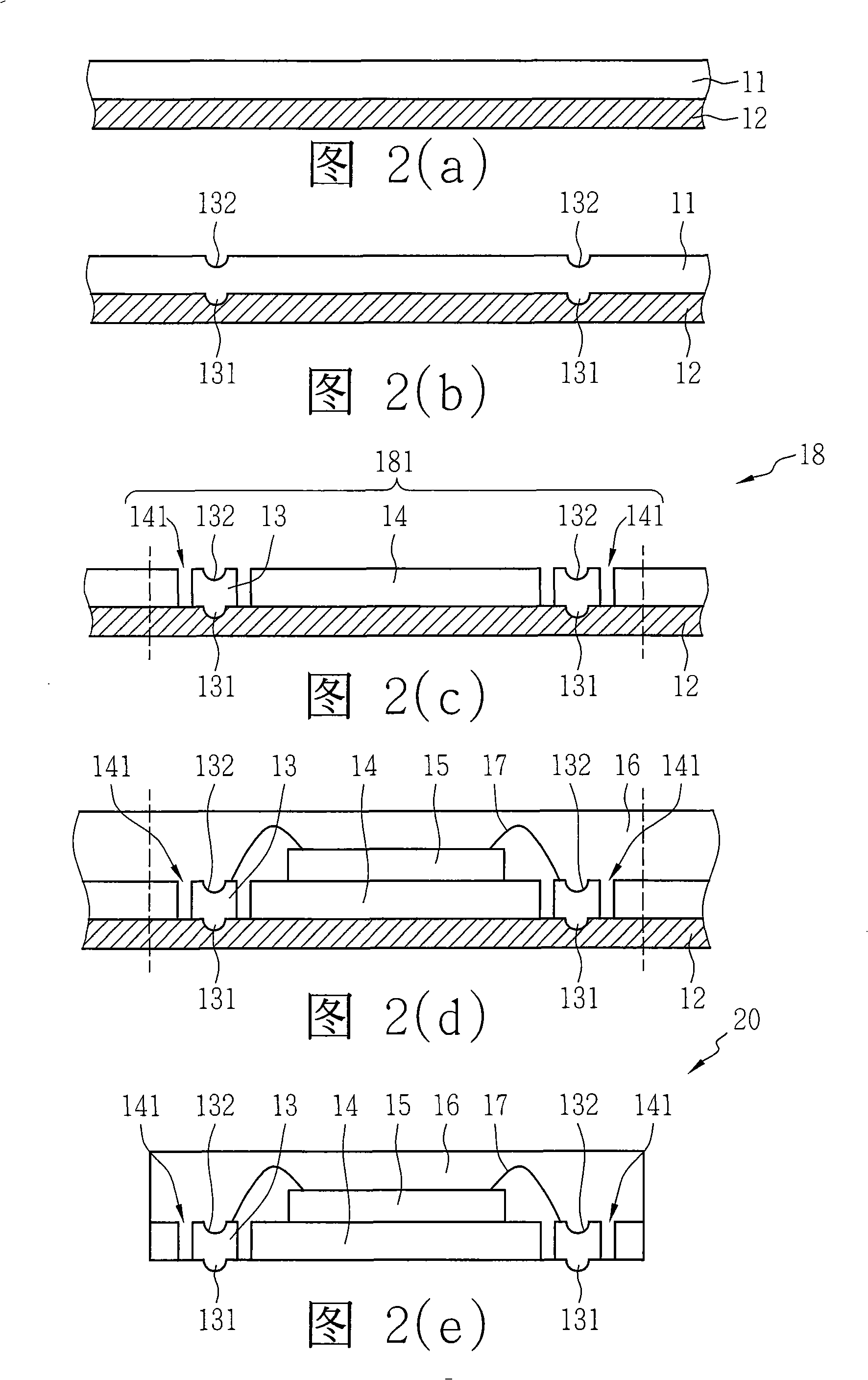 Lead frame for leadless encapsulation, encapsulation construction and manufacture method thereof