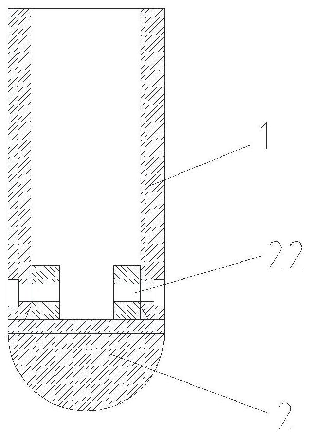 Supporting device of underwater acoustic array