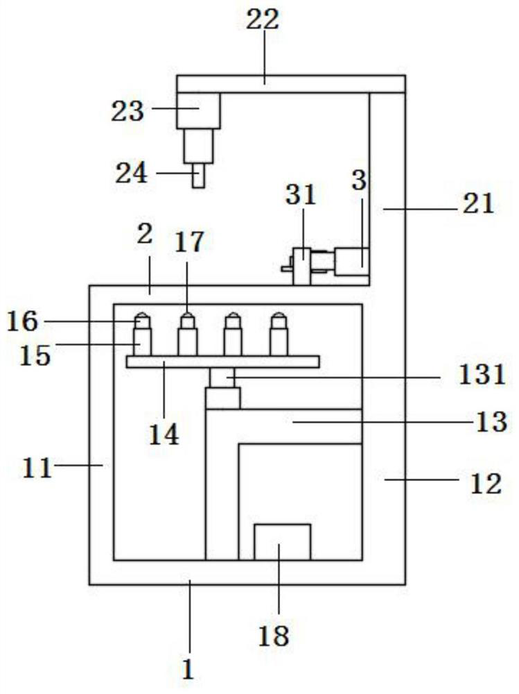 Drilling equipment with positioning function and used for new material plate production