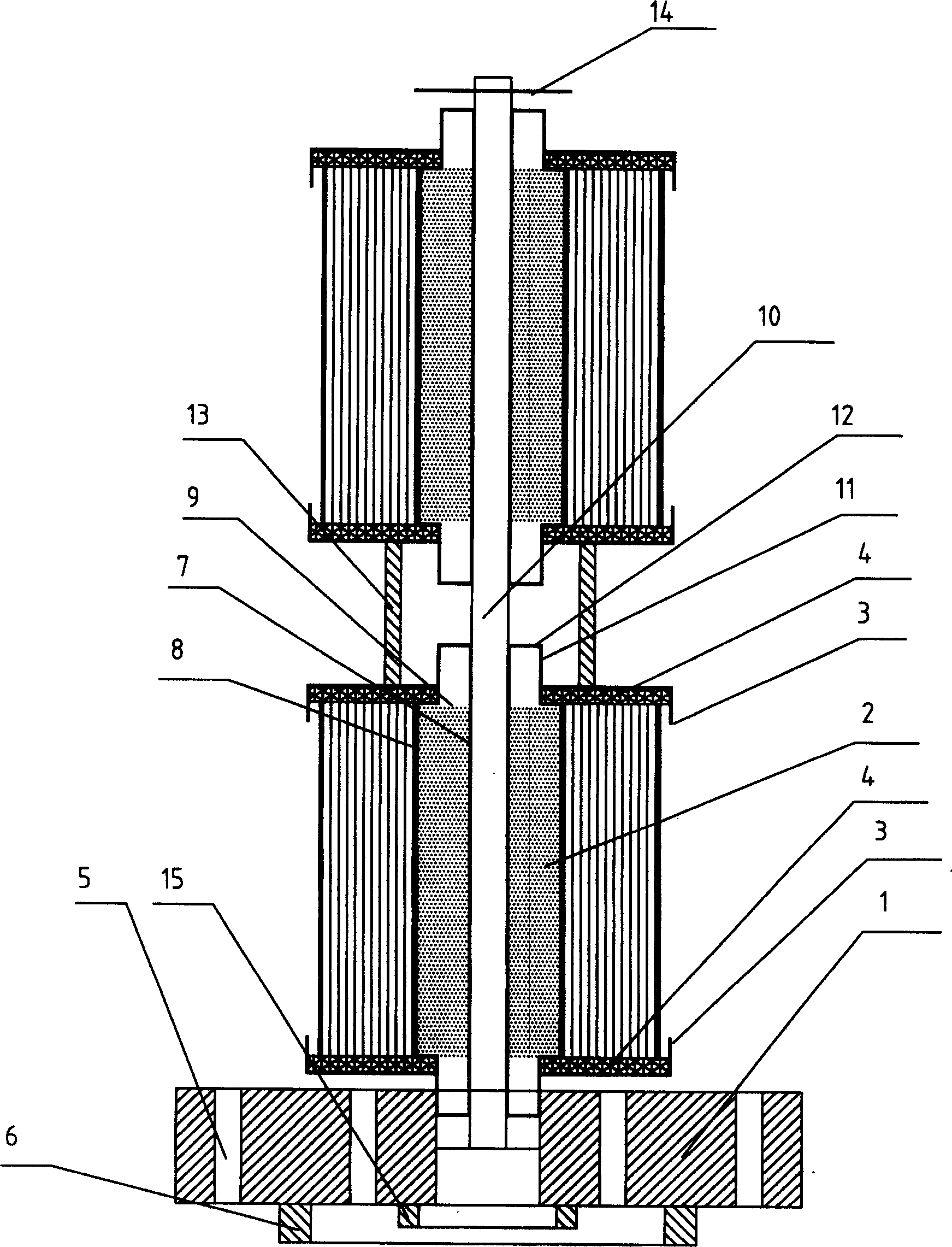 Method for dyeing cloth and collar sleeve and its device