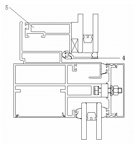 Novel glass supporting strip