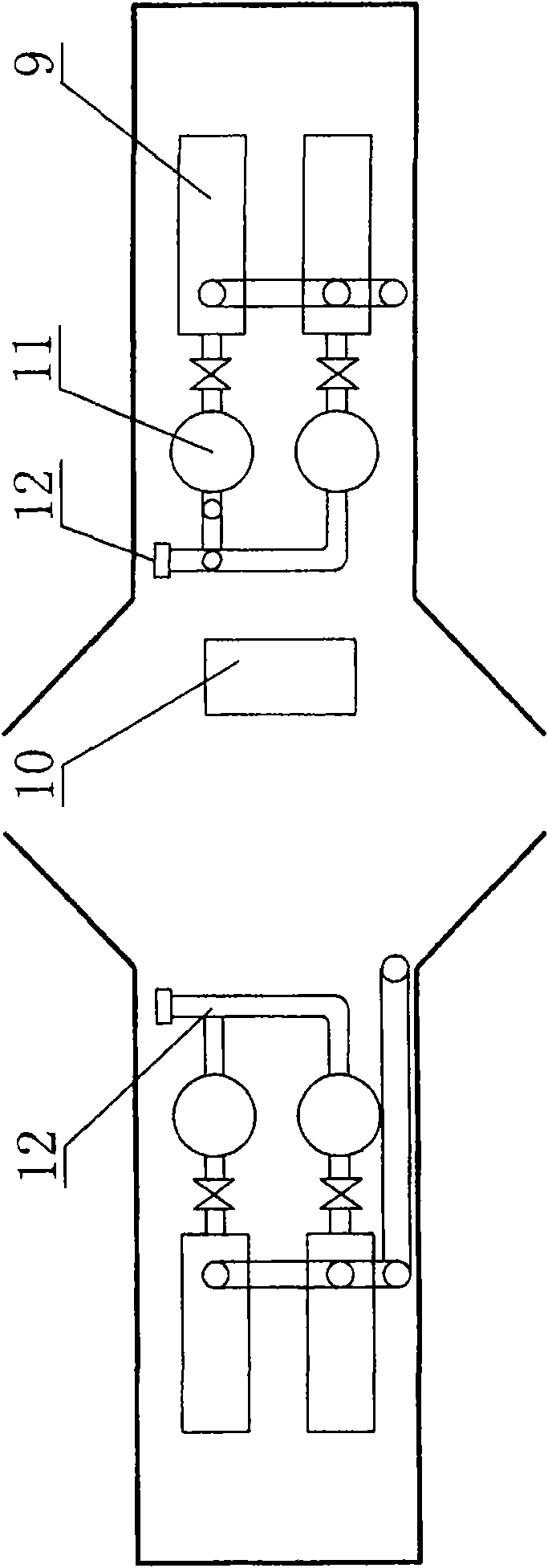 Method and device for emergency treatment of water pollution accidents