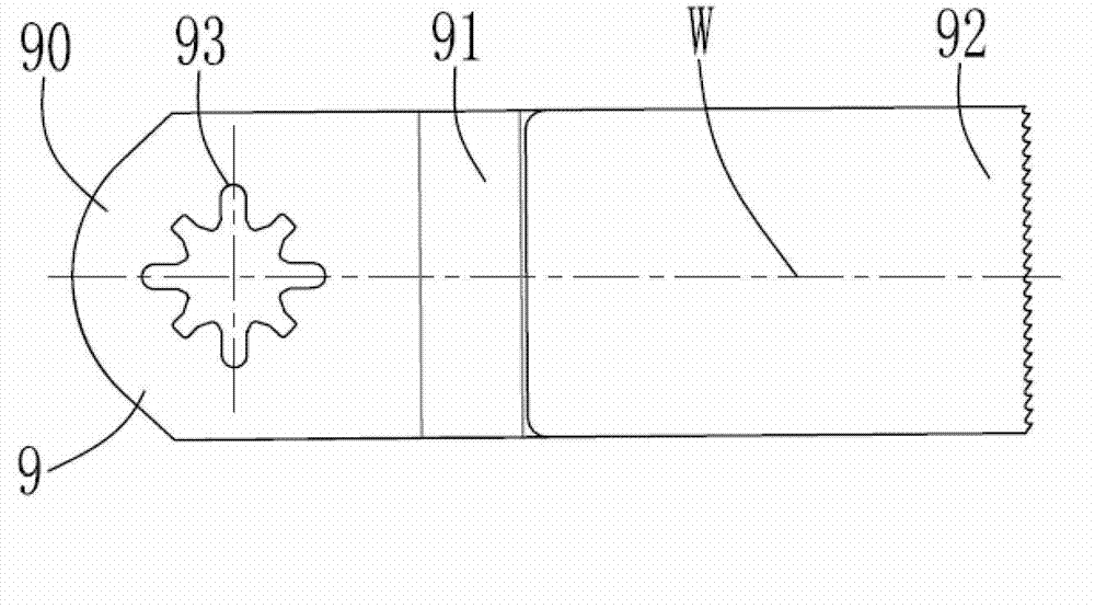 Accessory clamping mechanism and power tool with same