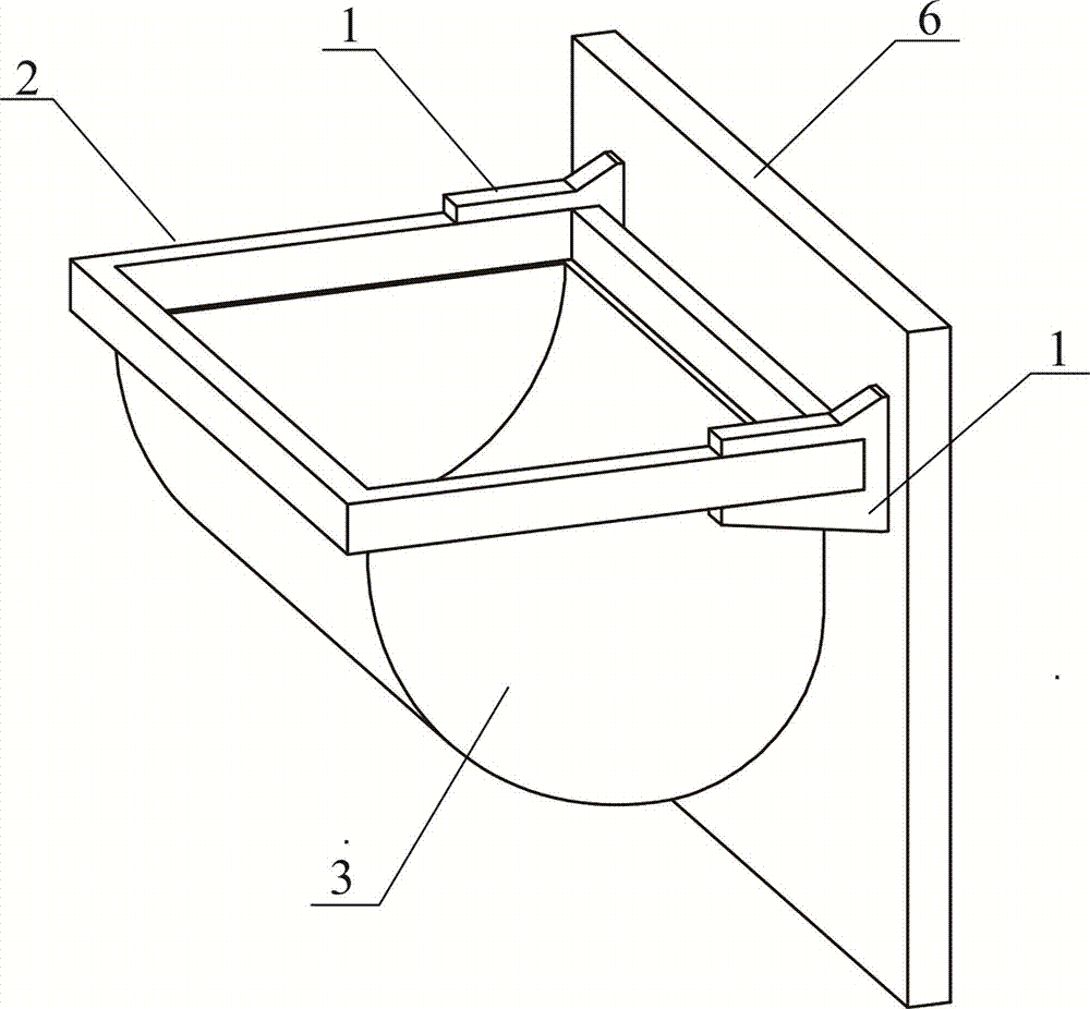 Foldable type hand basin