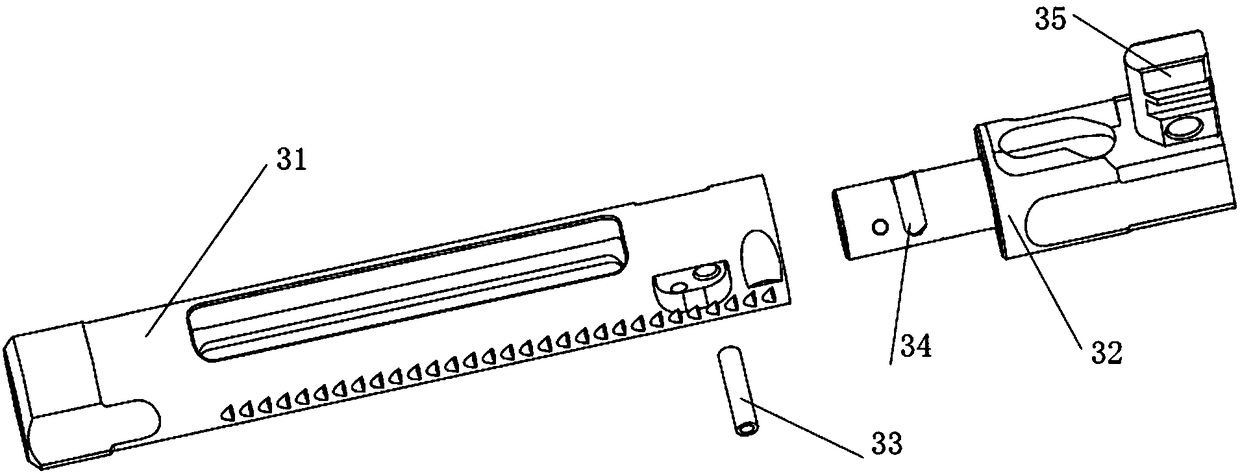 An m16 bolt action structure for a shotgun