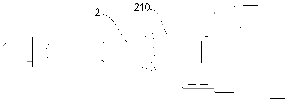 Plug structure and handle containing plug structure