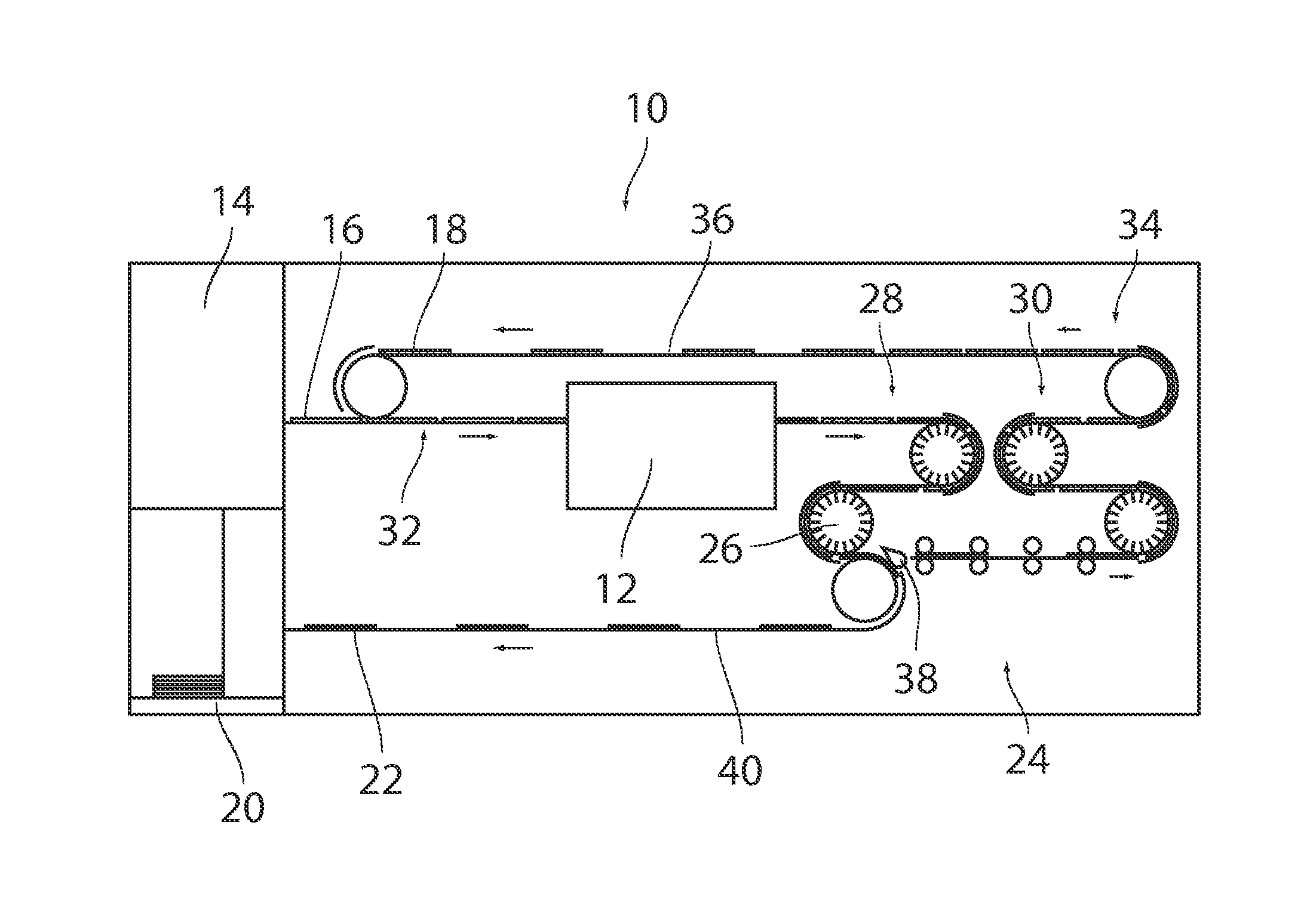 Apparatus for cooling media sheets
