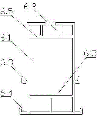 Photovoltaic assembly installation structure for photovoltaic support