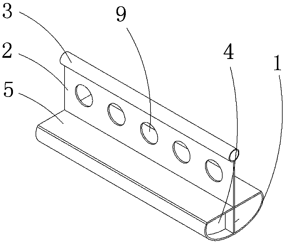 A combined elliptical cross-section member and its processing method