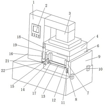 Metal stamping device for doors and windows