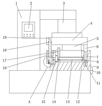 Metal stamping device for doors and windows