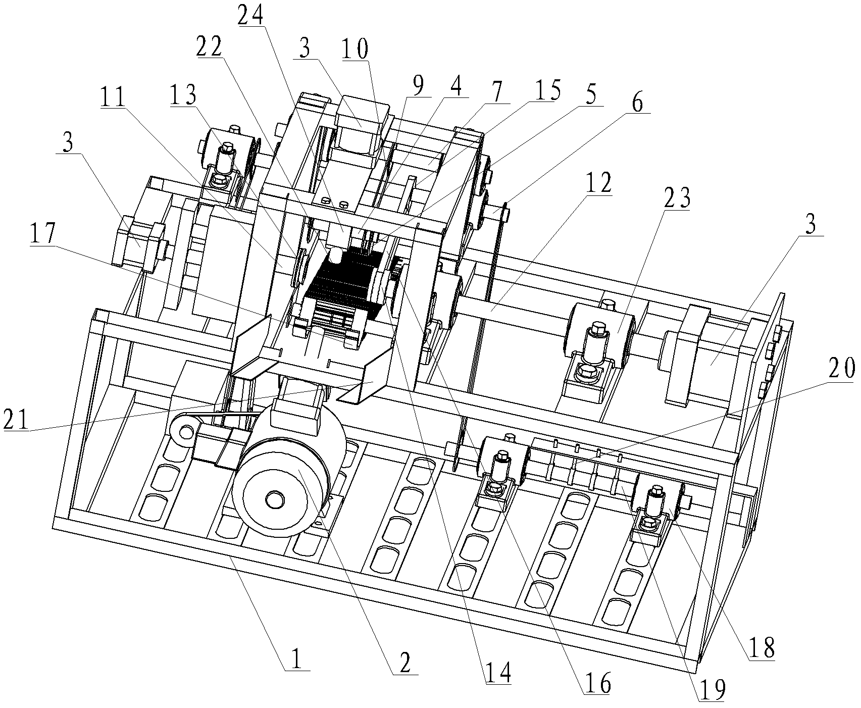 Automatic padding machine for zip-top can