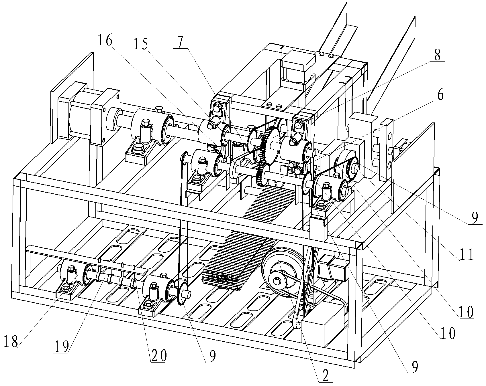 Automatic padding machine for zip-top can