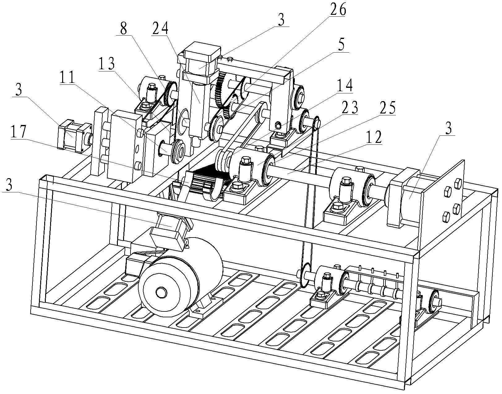 Automatic padding machine for zip-top can