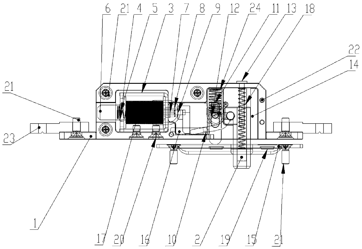 Single-power miniature intelligent lock