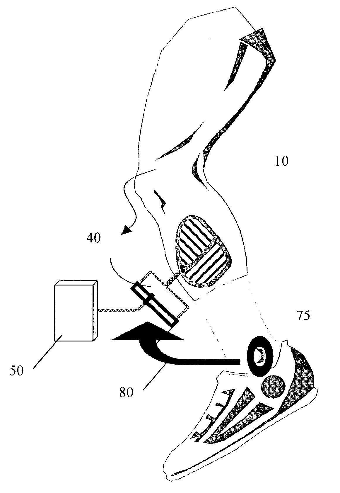 Scanning electrode system for a neuroprosthesis
