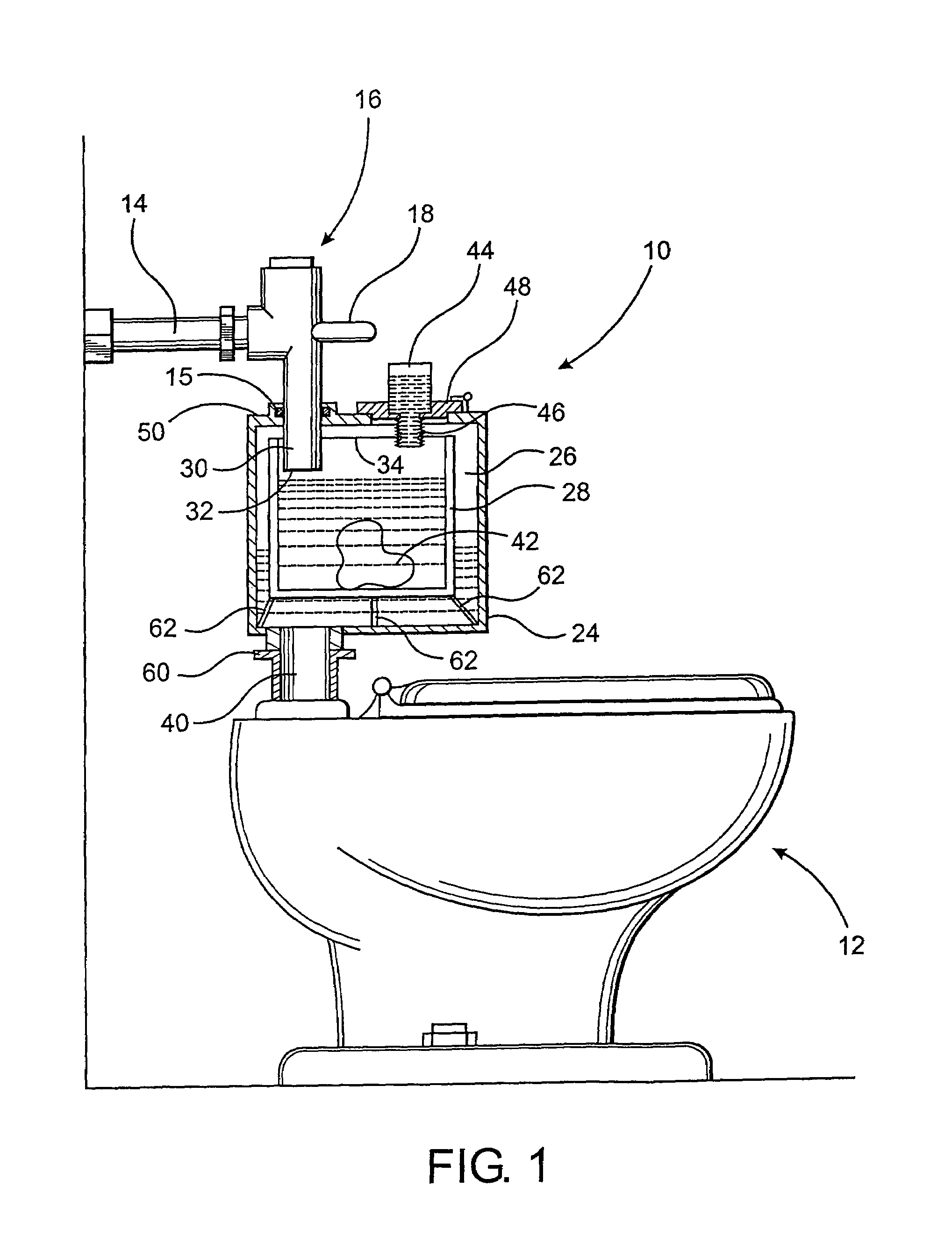 Automatic additive dispensing assembly