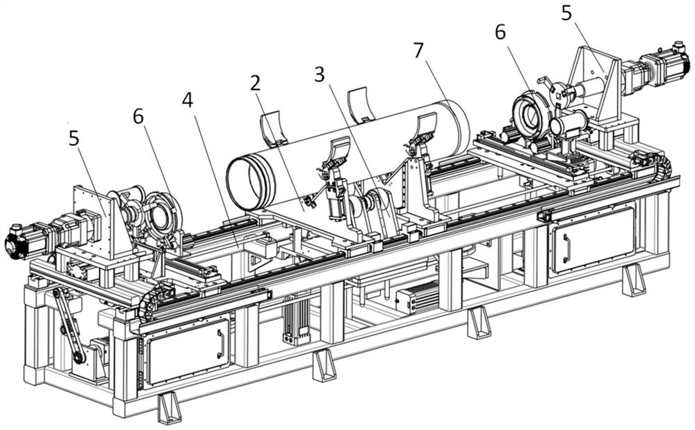 An automatic tightening device and large-diameter non-standard thread automatic assembly and disassembly equipment