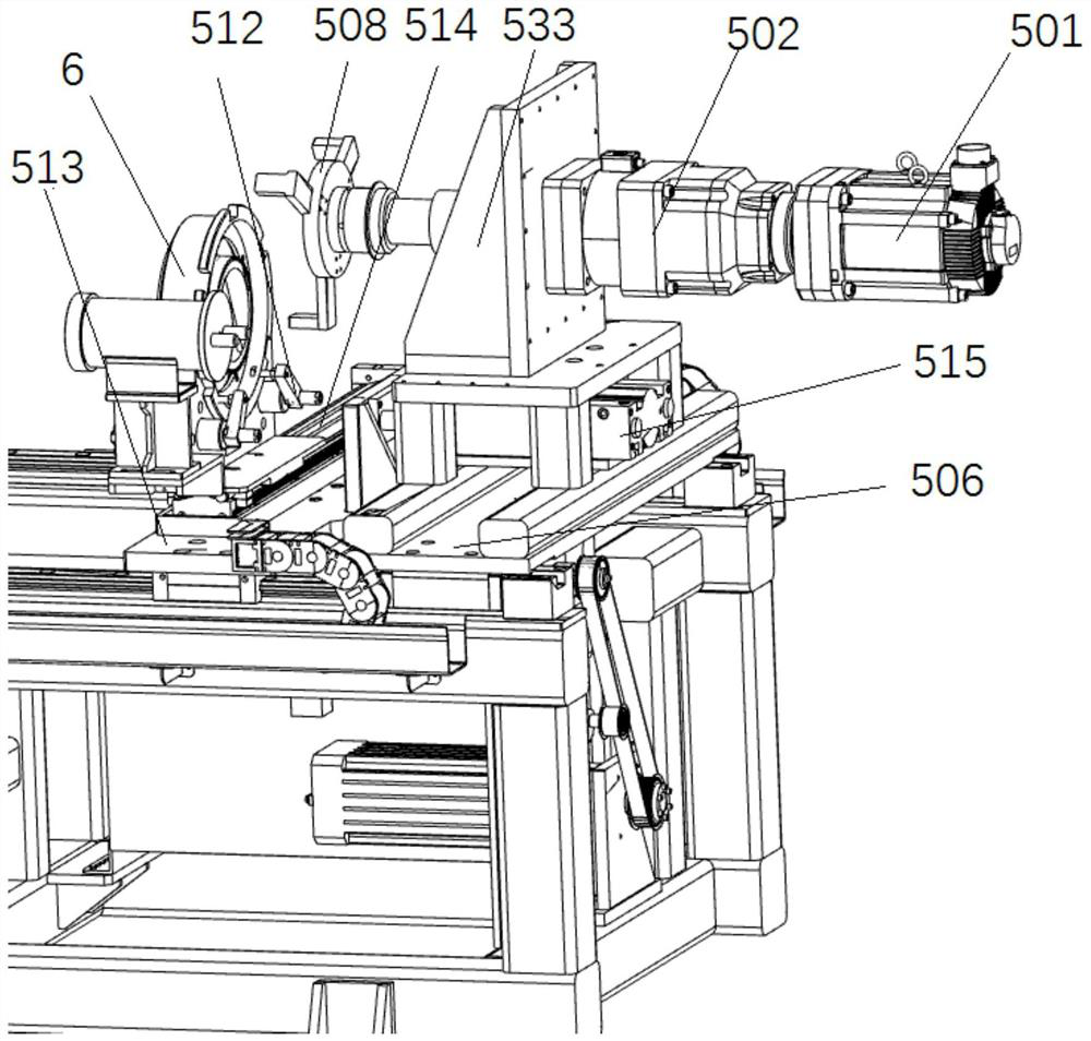 An automatic tightening device and large-diameter non-standard thread automatic assembly and disassembly equipment