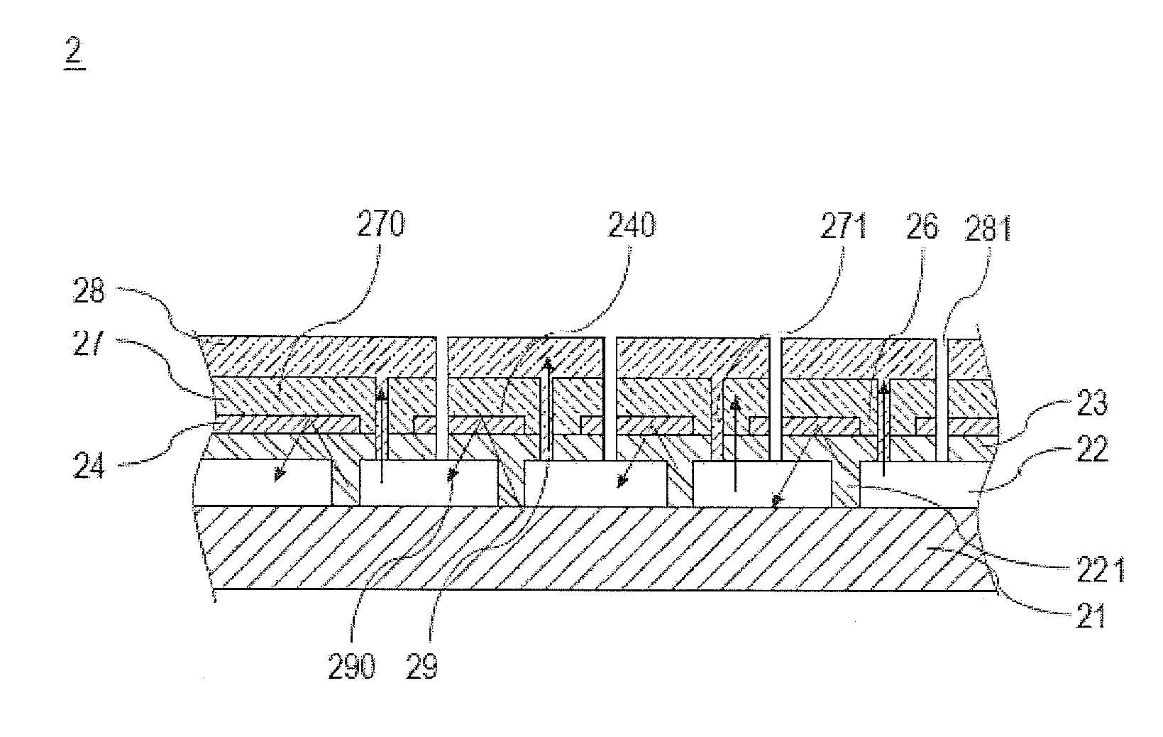 Stacked-layered thin film solar cell and manufacturing method thereof