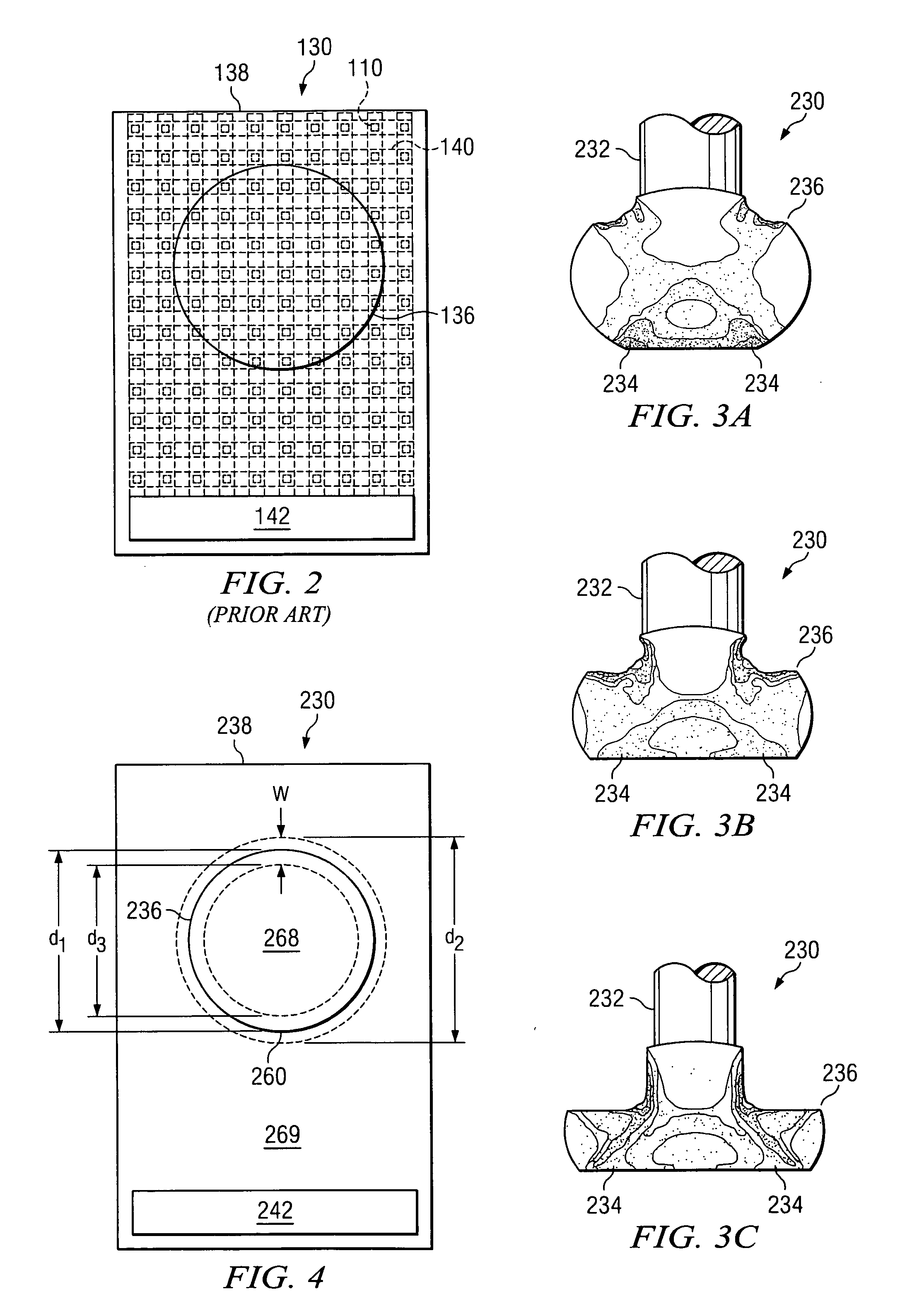 Support structures for semiconductor devices