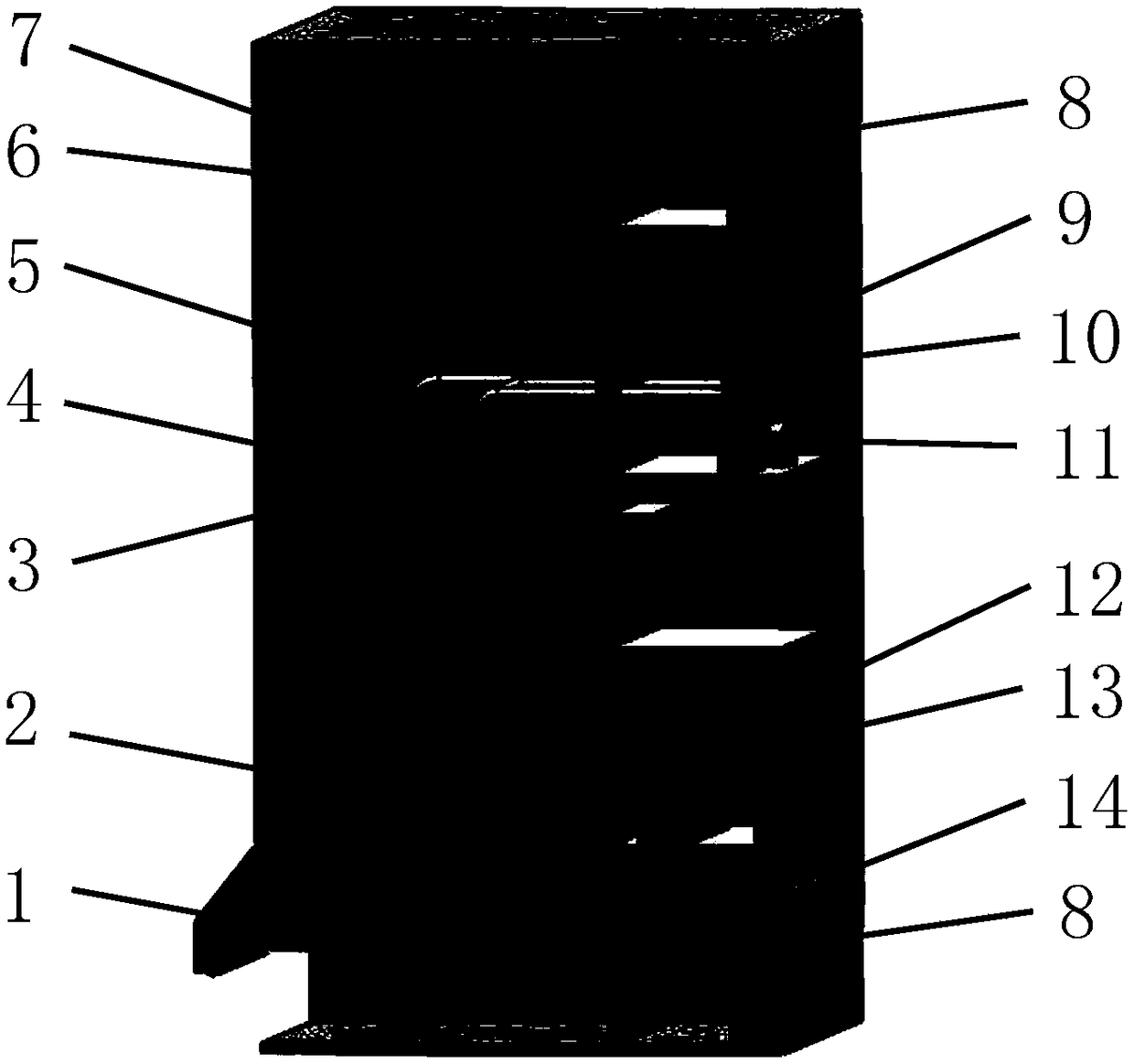 A building anti-haze ventilation purifier