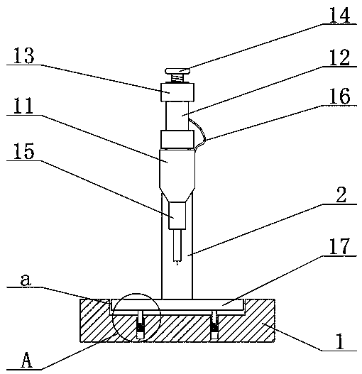 A battery automatic marking machine