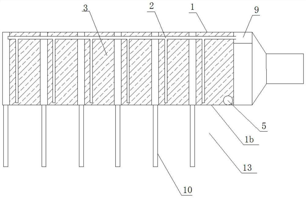 Biological membrane waste gas treatment equipment