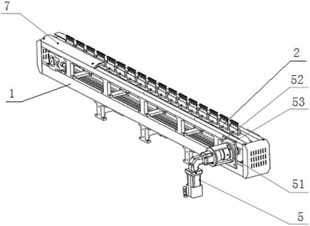 Light inspection machine and card loading and conveying device thereof