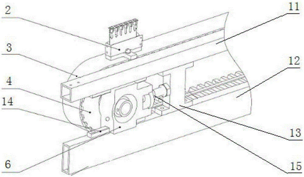 Light inspection machine and card loading and conveying device thereof