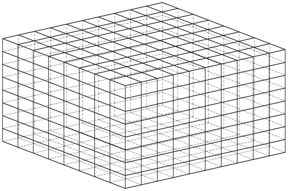 Complex magnetic well magnetic field three-component calculation method, device, equipment and medium