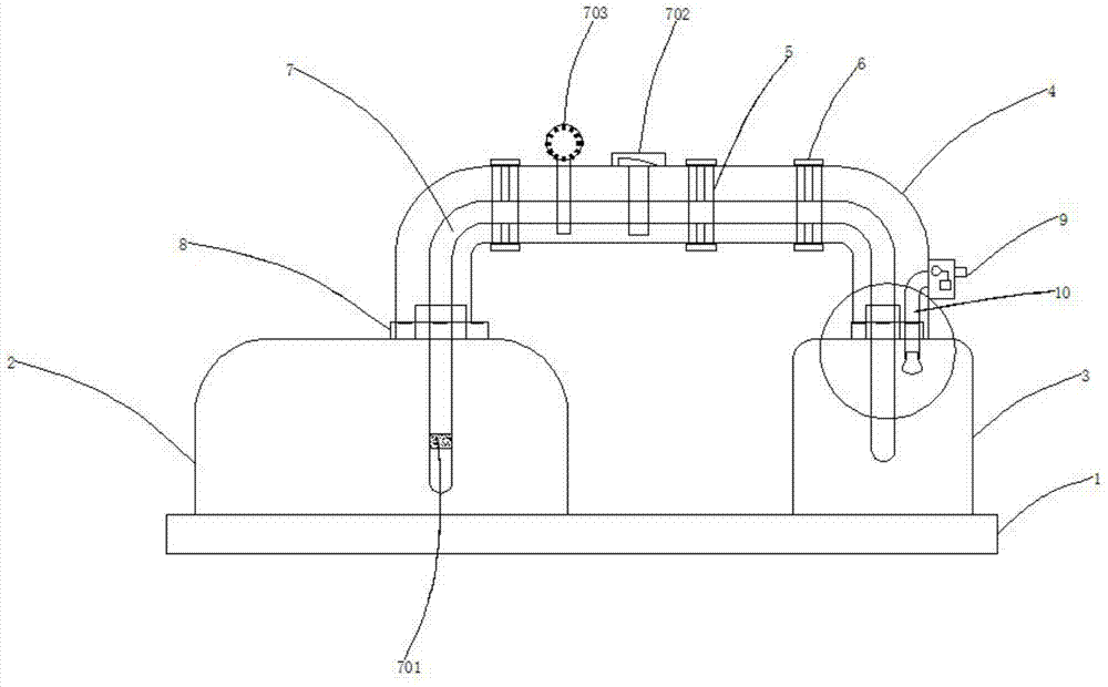 An automatic vacuum reclaiming device