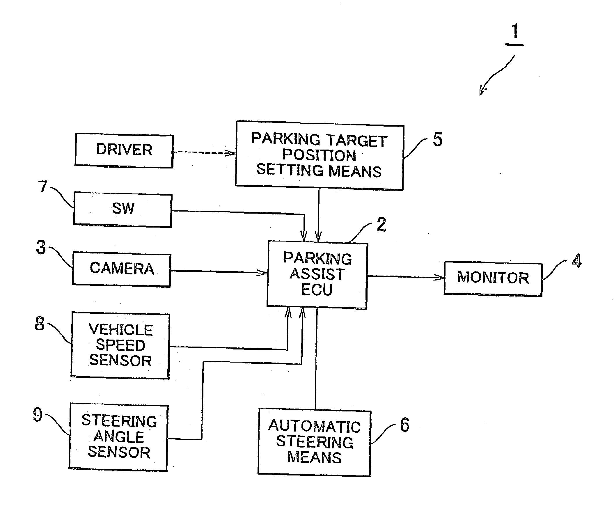 Parking assist device and method for assisting parking