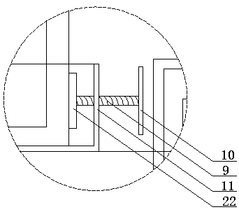 Transfer device used for machining automobile parts