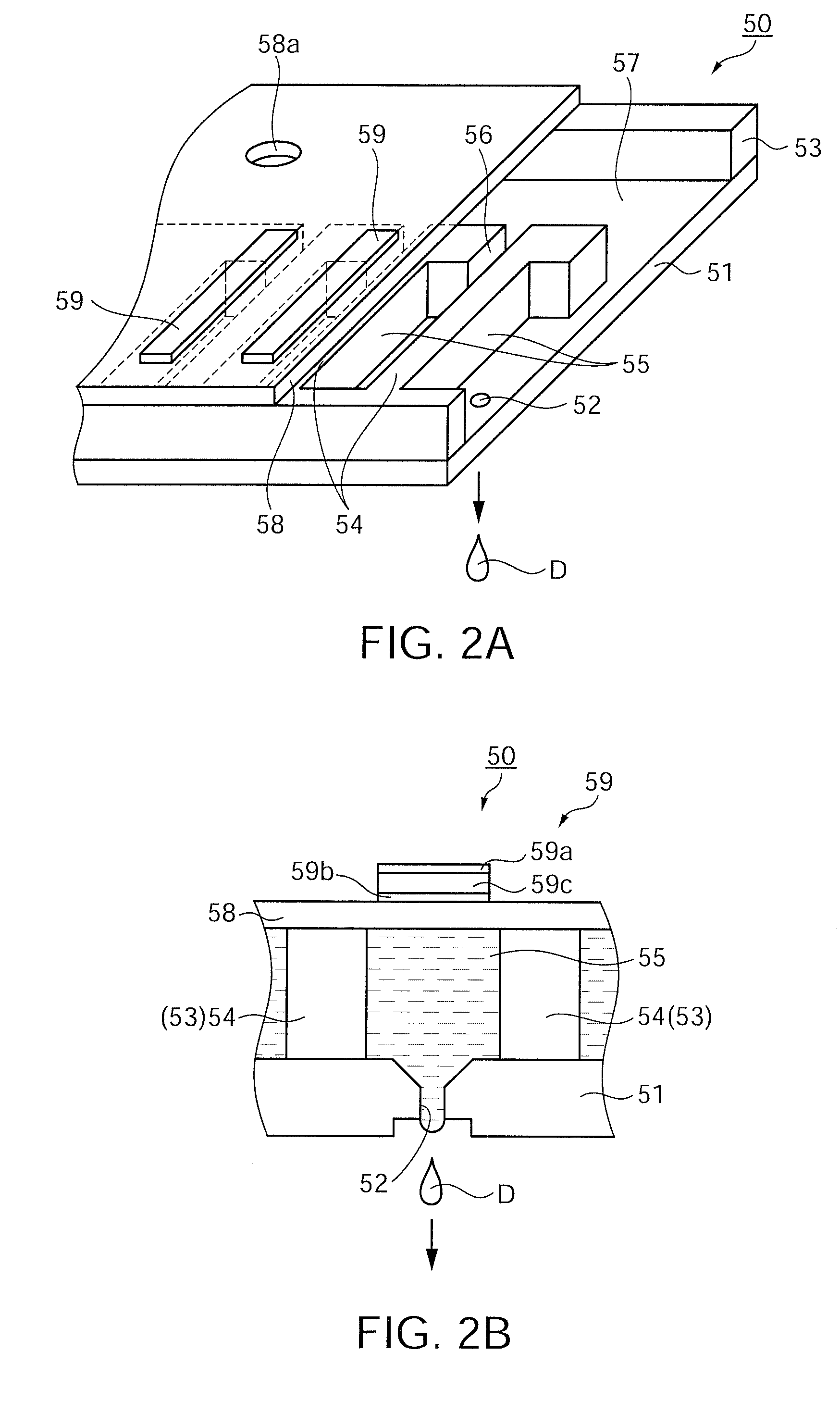 Method for discharging liquid body, method for manufacturing color filter, and method for manufacturing organic EL device