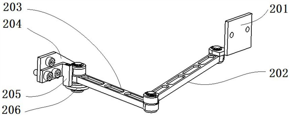 Hip joint mechanical structure of lower limb exoskeleton robot