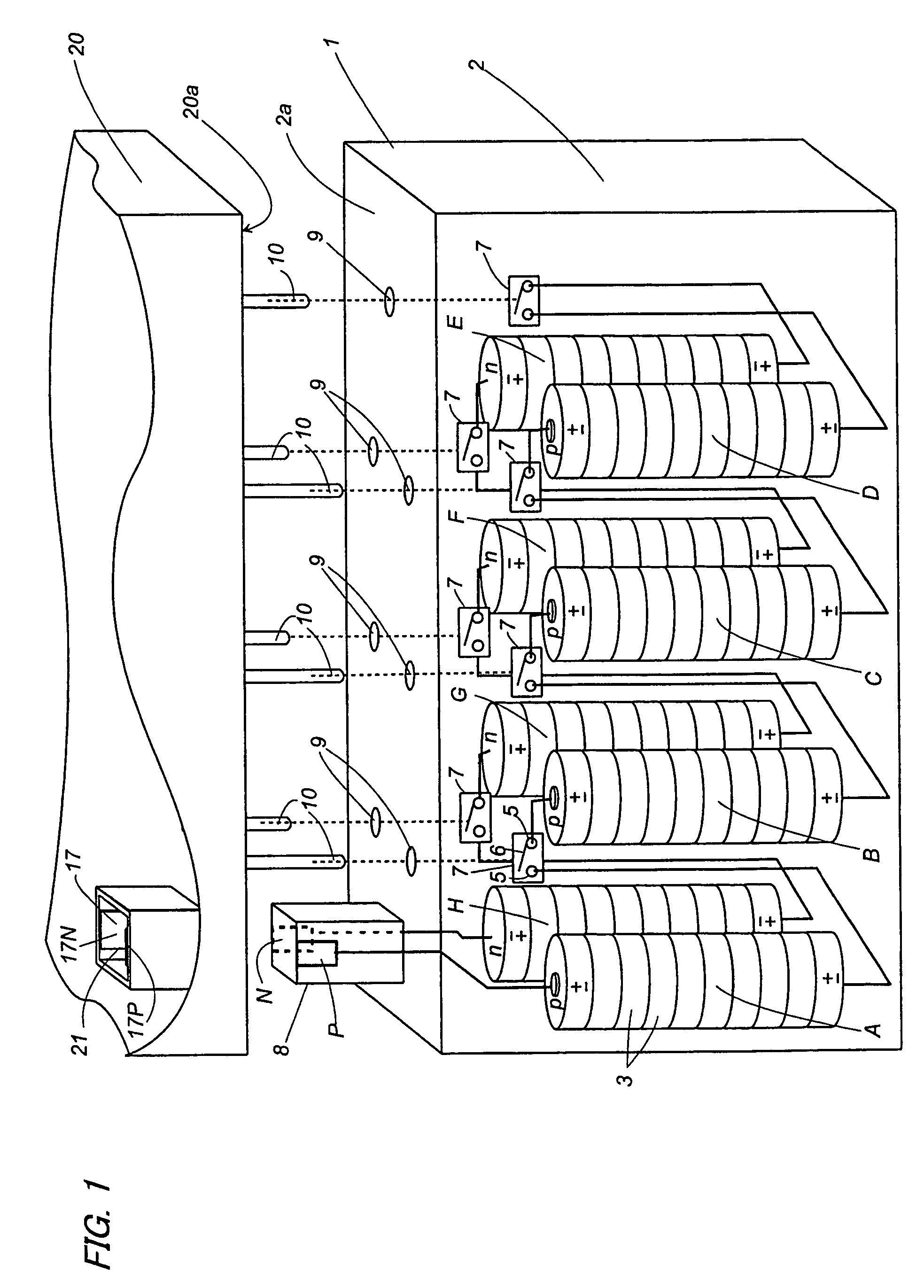 Battery-powered electrical device having a detachable battery pack